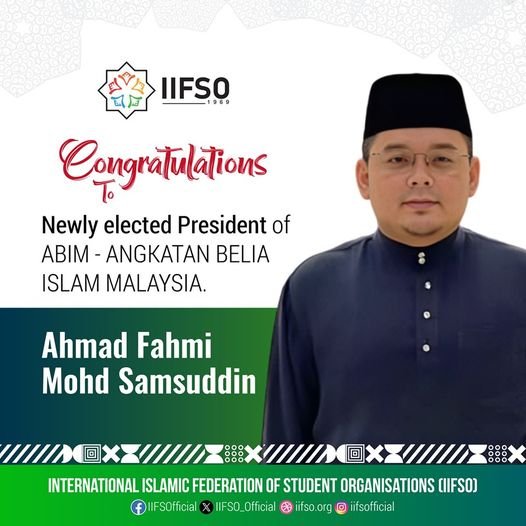 IIFSO Congratulates The New President Of "ABIM"