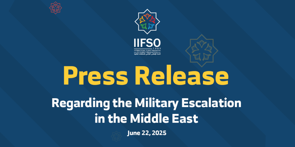 Press Release: Military Escalation in the Middle East