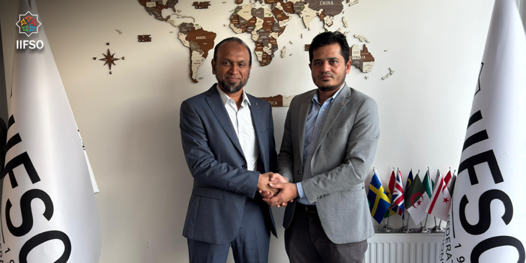 IIFSO Secretary General Hosts Dr. Mohamed Nesmy for Strategic Discussions on Youth Training and Leadership Development