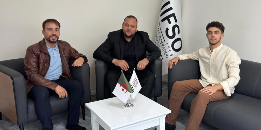 IIFSO Headquarters receives a delegation from Algerian students union in Türkiye