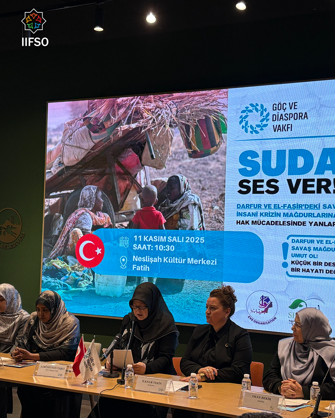 IIFSO Women’s Department Joins “Speak Up for Sudan” Press Conference 4