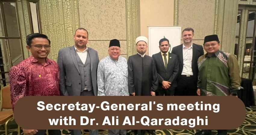 Secretay-General's meeting with Dr. Ali Al-Qaradaghi copy (1)